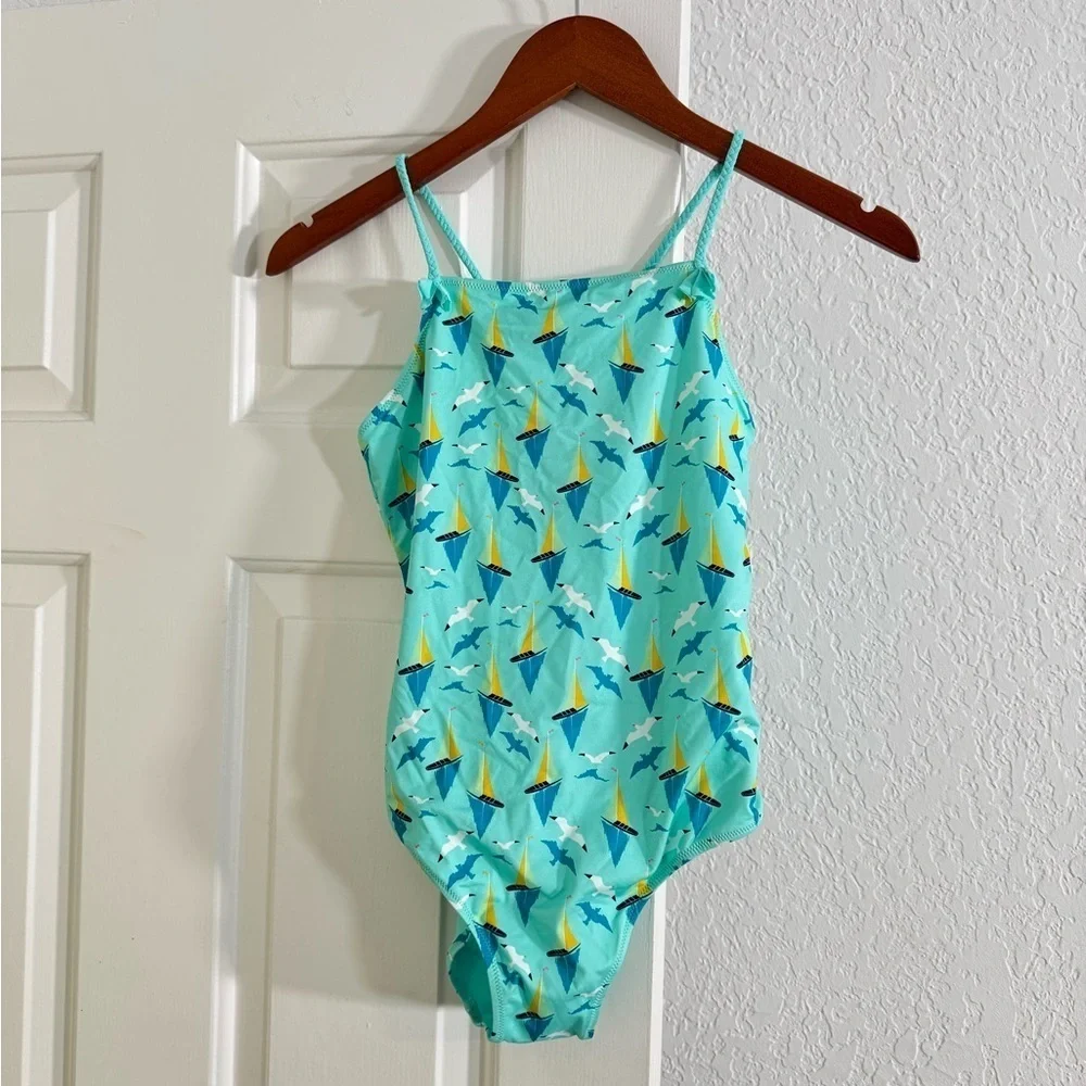 VILEBREQUIN Girl's Gom Sailboat Print One-Piece Swimsuit